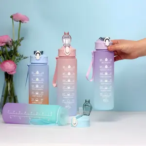 750ml Water Bottle With Gradient Color