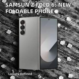 Teléfono Móvil Z Fold 6 5G con Pantalla Plegable Android, CPU Deca-Core, Cámara Trasera de 108MP, Sistema Operativo en Inglés - Product Image 3