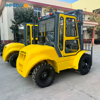 Chariot élévateur tout-terrain compact IMPETUS, vente directe d'usine, quatre roues motrices, 3,5T, avec certificat CE
