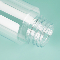 Op maat gemaakte ronde lege fles van 100ml, 200ml, 300ml, 400ml voor water, huisdierenvoer, plastic fruitsapfles