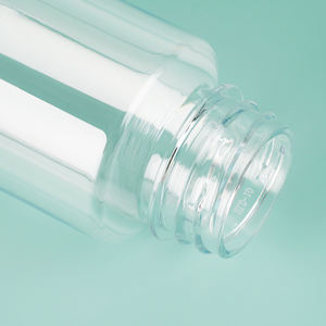 定制100ml 200ml <span class=keywords><strong>300ml</strong></span> 400ml 圆形空瓶用于水容器宠物塑料果汁瓶 - Product Image 5