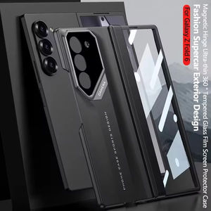 Étui de téléphone portable mat Ultra mince de haute qualité <span class=keywords><strong>pour</strong></span> <span class=keywords><strong>Samsung</strong></span> Z Fold 4 5 6 7 avec <span class=keywords><strong>coque</strong></span> de Film d'écran en verre couverture rigide antichoc - Product Image 2