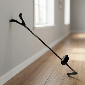 Regla de punto cercano para ejercitar los músculos de los ojos con brazo ajustable y soporte para teléfono, color negro. - Product Image 1