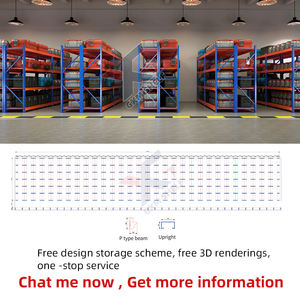 차고 보관 선반 볼트리스 금속 스틸 프레임 조절 가능한 창고 선반 - Product Image 3