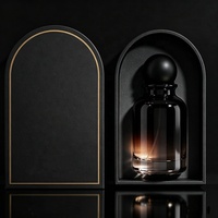 Flacons de parfum en verre cylindriques de couleur personnalisable, vaporisateur à pompe, bouchon en bois, boîte cadeau, 30 ml/50 ml/100 ml, OEM/ODM, impression à l'écran