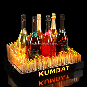 Custom LED Luminous Wine <b>Bottle</b> Presenter, Rechargeable Display Stand for Nightclub VIP Service - Product Image 5