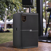 RUOCA KS-15 15 inci, sistem suara panggung oke pasif daya tinggi profesional Boombox Speaker luar ruangan