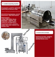 Mélangeur Industriel de Légumes en Acier Inoxydable de Qualité Alimentaire, Entièrement Automatique, pour la Fabrication de Chips de Bananes Plantains, Capacité 100-500 kg/h