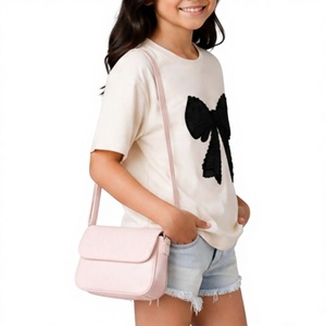 T-shirt confortable avec grand nœud en dentelle brodé noir, col rond, haut décontracté pour enfants, nouvelle édition - Product Image 6