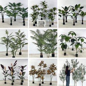 Planta Artificial Bonsai Traveler's Palm Traveler Banana Simulación Árbol Árboles artificiales para decoración <span class=keywords><strong>del</strong></span> hogar Oficina Jardín - Product Image 4