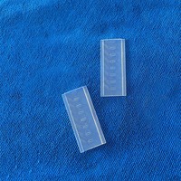 Plaque de quartz opaque sur mesure de haute précision, feuille de quartz à fentes pour équipement de laboratoire