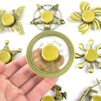 Juguetes Fidget Spinner de Aleación Premium Duraderos, Spinner de Mano Giratorio con Protección, Giroscopio de Dedo para Descompresión, Novedoso Gadget, Regalos