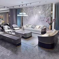 Canapé en cuir de vachette de première qualité, design italien de luxe léger et d'inspiration chinoise, pour grand appartement et chambre, ensemble de canapés modulables, mobilier
