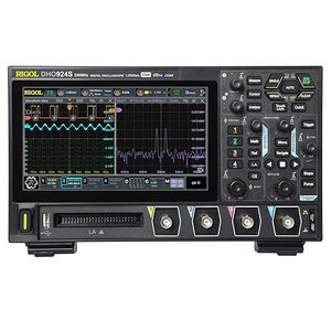 Oscilloscope numérique RIGOL DHO924S 4 canaux 250 MHz Résolution verticale 12 bits Fréquence d'échantillonnage 1,25 GSa/s Générateur de signaux intégré - Product Image 1