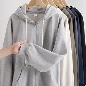 360gsm American Heavyweight Terry Eco-Friendly Custom Embroidered <b>Hoodie</b> for <b>Men</b> Solid Color Drop Shoulder Loose Fit Unisex - Product Image 6