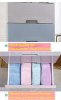 Offre Spéciale organisateurs de jouets pour enfants 6 couches placard gain de place Rectangle Design meubles de salon en plastique armoire de rangement tiroirs
