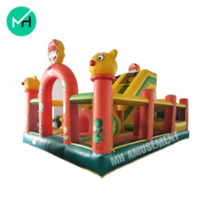 Vui Kids <span class=keywords><strong>Inflatable</strong></span> Sân Chơi Nhảy Bouncer Castle Ball Pool Mario <span class=keywords><strong>Fun</strong></span> <span class=keywords><strong>City</strong></span> Với Slide Để Bán - Product Image 3