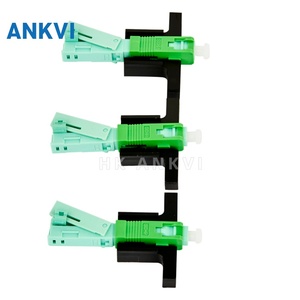 ตัวเชื่อมต่อไฟเบอร์ออปติกแบบเร็ว LN-13 SC APC ความสูญเสีย 0.3dB สำหรับสายดรอป FTTH ประกอบในสนาม - Product Image 2