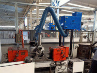 Extracteur de fumées de soudage certifié CE, équipement de nettoyage d'air et collecteur de poussière en stock pour travaux de découpe et de meulage