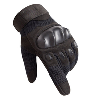 Gants d'hiver QXMOVING pour moto, vélo, cyclisme, hommes, protection des doigts, tactiques, extérieur, gym, doigts entiers, avec écran tactile