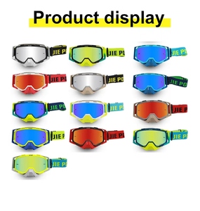 <span class=keywords><strong>Gafas</strong></span> de <span class=keywords><strong>Motocross</strong></span> Blancas con Marco Negro Antivaho, Directas de Fábrica, para Hombres y Mujeres, para Carreras Todoterreno - Product Image 6