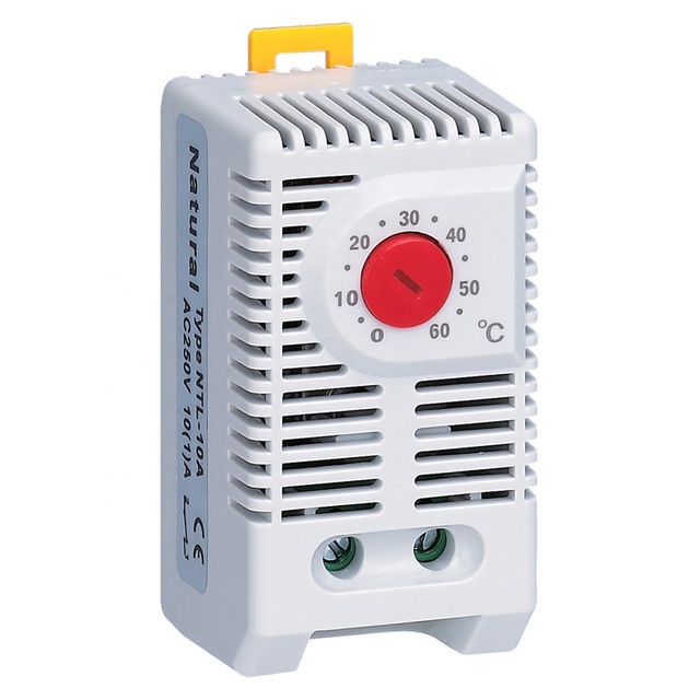 Natural NTL 10A/NTL 10B 120V AC NO NC Mechanical Cabinet Adjustable Ac Thermostat Temperature Controller