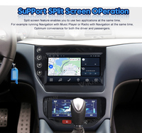Maserati GranTurismo GT GC 2007-2017 Android GPS Navigasyon Cihazı 4G Mirror Link Çift Ekran Araç Stereo Android Auto Geri Görüş Kamerası