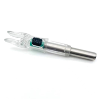 Embouts lumineux promotionnels HT pour flèches .204"/.233"/.244"/.246" avec interrupteur marche/arrêt, lot de 12 avec bagues H, S, GT