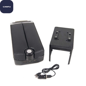 Hot Selling CARFU Universal Luxury Auto Armrest <b>Console</b> Box Cup Holder ABS/Metal/Plastic Base New China-Chic Design Car - Product Image 5