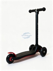 Compact Foldable Kids Balance Scooter Height Adjustable Steel Fork PVC <b>Illuminated</b> Wheels Toy - Product Image 4