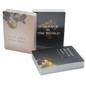 カスタムメイドのカップル会話ゲームカードデッキ印刷カップルカードボードゲーム大人のメーカーボックス付き - Product Image 4