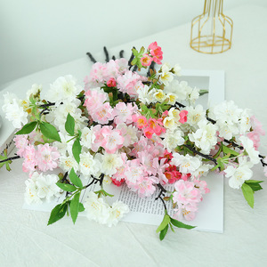 ดอกซากุระผ้าไหมเสมือนจริงสำหรับตกแต่งบ้านงานแต่งงาน กิ่งเดี่ยว JT 001004 - Product Image 4