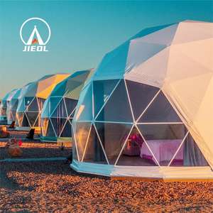 Tente dôme géodésique de luxe de 6m avec salle de bain Tente transparente préfabriquée pour le camping et le jardin Glamping - Product Image 2