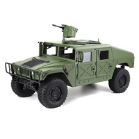 1/10 2.4G 4WD 16CH 30 km/H RC modèle voiture U.S.4X4 véhicule militaire camion HG P408 sans chargeur de batterie