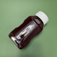 Bouteille vide de 300 ml en PET pour sauce ketchup ou salade, avec bouchon à clapet, forme personnalisée, impression sérigraphique, contenant souple en plastique
