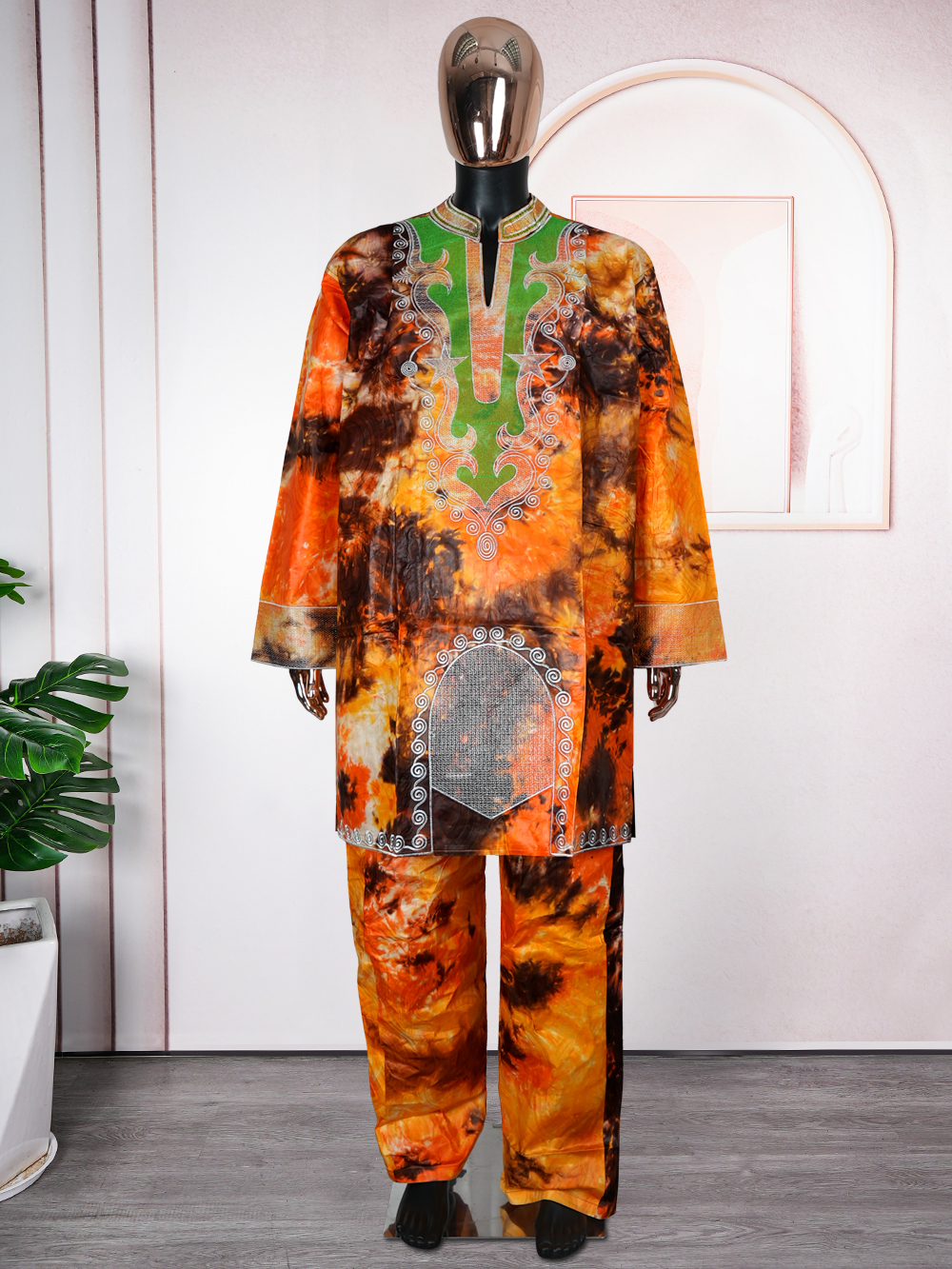 Orange + vert