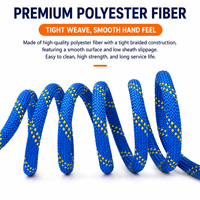 Corde de sécurité statique en Polyester haute résistance pour l'aventure en plein air Protection contre les chutes Escalade Sauvetage Arbre Travail Rock Alpinisme