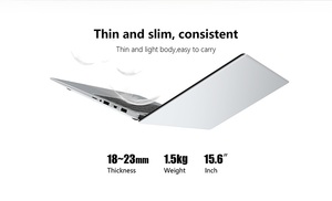 Giá Tốt Nhất New Siêu Mỏng <span class=keywords><strong>15</strong></span> <span class=keywords><strong>6</strong></span> Inch Máy Tính Xách Tay Intel Quad Core Celeron 8GB 128GB Win10 Máy Tính Xách Tay Máy Tính Cho Doanh Nghiệp Bạc - Product Image 2