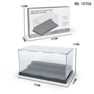 BLOCKMOC Transparent Plastic Dustproof Showcase <b>Model</b> 10706 Storage Box <b>Building</b> Blocks Display Case Ages 6+ ASTM Certified - Product Image 2