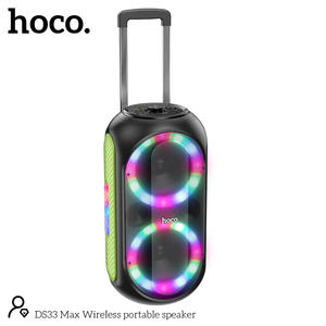 Hoco OEM DS33 Max BT 5.0 100W Double Subwoofer basse lourde sans fil Portable haut-parleur d'extérieur - Product Image 2