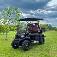 Voiture de golf électrique homologuée pour la route, 6 places, buggy tout-terrain