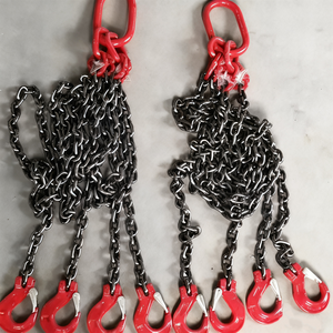 Cadena de acero al manganeso G80 de 8 mm para eslingas, de alta resistencia, longitud personalizable, cadena de eslinga de cuatro patas - Product Image 6