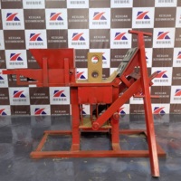Machine de moulage de brique rouge Machine de fabrication de briques manuelle Machine de fabrication de blocs d'argile Prix le plus bas 300-150-100mm