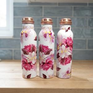 Trendy Floral Designer Eco-Friendly Metal Dishwasher Safe Anti-corrosion Coating Boiling Water Safe Outdoor Use <b>Tea</b> Drinkware - Product Image 2