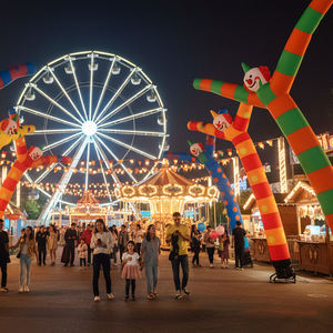 Muñeco Inflable <span class=keywords><strong>de</strong></span> PVC Airvon para Decoración <span class=keywords><strong>de</strong></span> Fiestas, Promoción <span class=keywords><strong>de</strong></span> Marca, Tubo Hinchable para Exteriores con Ventilador - Product Image 4