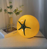 Nouvelle Arrivée Lampe Tomate Décorative d'Intérieur, Lampe de Lecture pour Chambre, Décoration Maison, Lampe de Chevet Moderne en Cristal