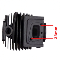 Kit Cylindre et Piston 45mm en Stock pour Débroussailleuse 40-5 40-5F 43CC CG430 Pièces de Réparation Moteur