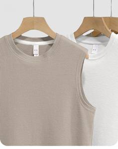 Waffle Débardeurs T-shirts sans manches Athletic Muscle Summer Beach <span class=keywords><strong>Hippie</strong></span> Shirts Workout Sleeveless Vest Top - Product Image 1