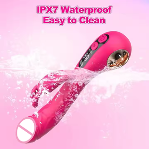 Vibratore con Display LCD, 9 Potenti Vibrazioni, Stimolatore Clitorideo, Dildo Realistico, Vibratore Punto G, Vibratore Rabbit per Donna - Product Image 6
