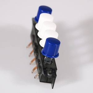 Ventilateur manuel oscillant à 5 touches, 4 vitesses, <span class=keywords><strong>3</strong></span> niveaux de vitesse, avec interrupteur à touches de piano, 1A 250VAC, capuchon de touche bleu - Product Image 3